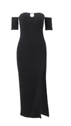 Summer Off-Shoulder Tube Top High Waist Split Dress