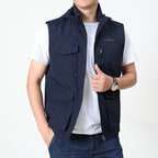 Men's Lightweight Quick-Dry Multi-Pocket Fishing Utility Vest