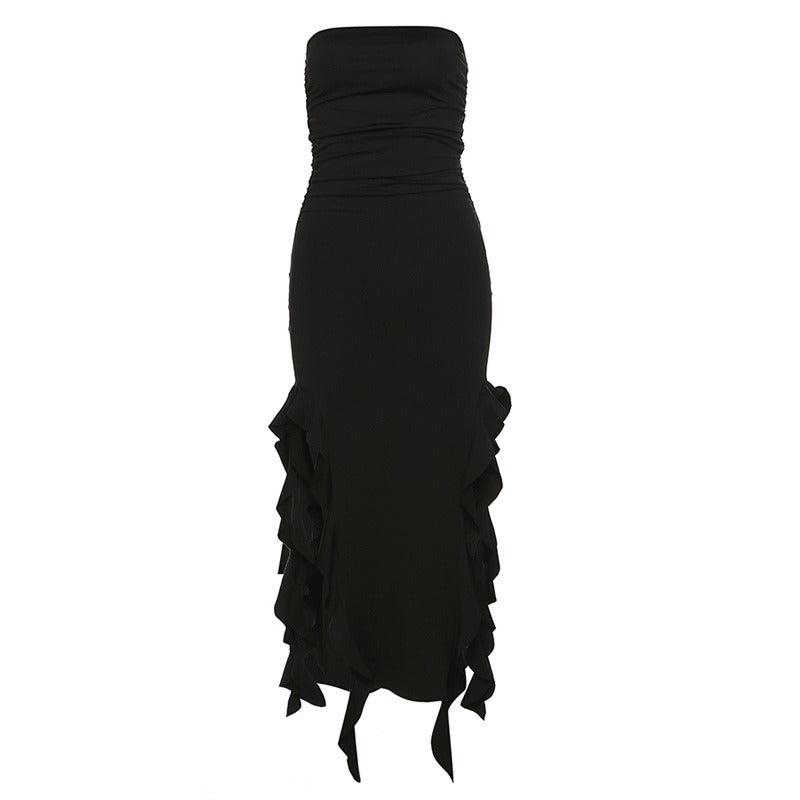 Women's One Shoulder Tube Top Dress