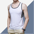 Men's Summer Running Tank Top for Fitness and Basketball