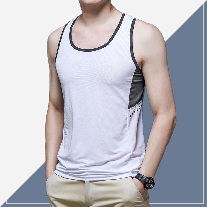 Men's Summer Running Tank Top for Fitness and Basketball