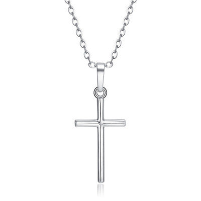 Simple Cross Pendant Necklace