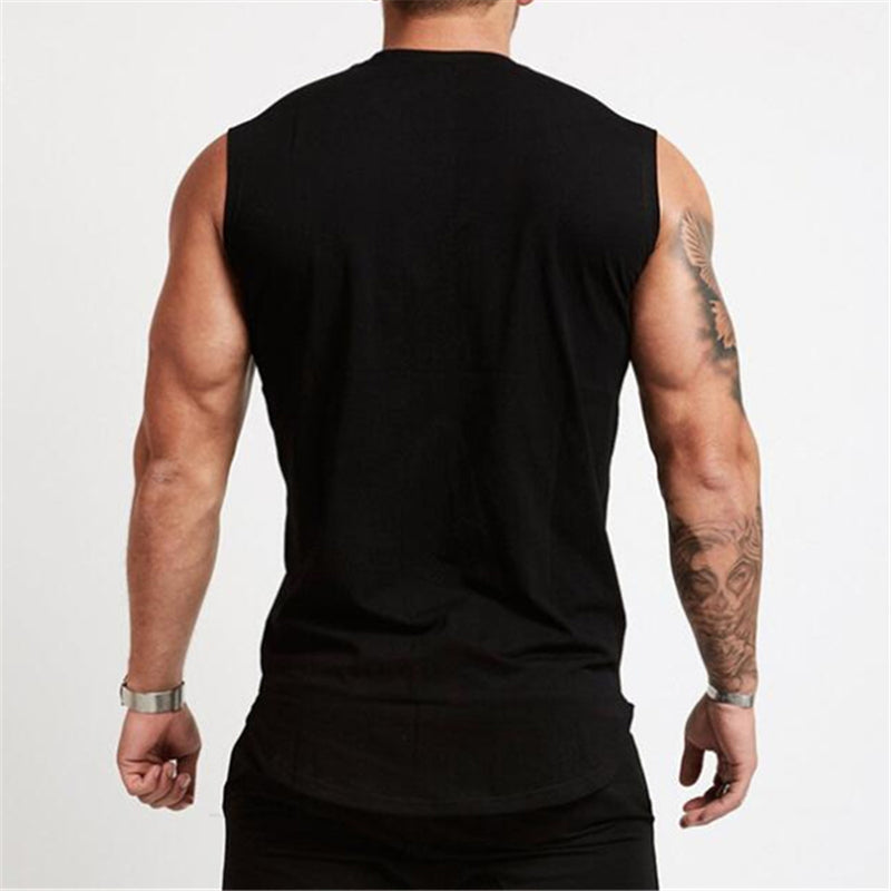 Smooth Solid Summer V-Neck Sports Tank Top