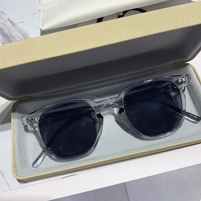Womens Black Frame Sunglasses UV Protection