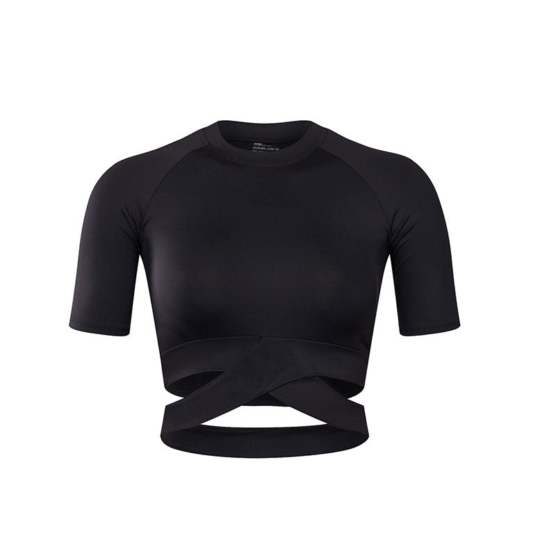 Short Crop Top for Women - Yoga & Fitness Style
