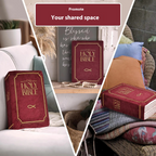 Bible Plush Throw Pillow - Christian Faith Home Decor