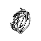 Vintage Jesus Crown of Thorns Titanium Steel Ring