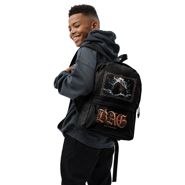 BAG Christian Backpack - Built Around God (Noah's Ark)
