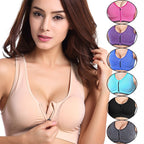 Sports Bra and Fitness Tank Top with Front Zipper