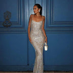 Shiny Camisole Dress Women