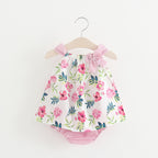 Floral Dress and Pants Set for Girls (Summer 2018)