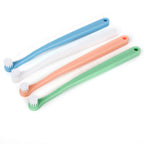 Pet Toothbrush for Small Dogs and Cats Soft Bristle Bent Neck Dental Care Brush Removes Tartar and Plaque Puppy Kitten Oral Hygiene