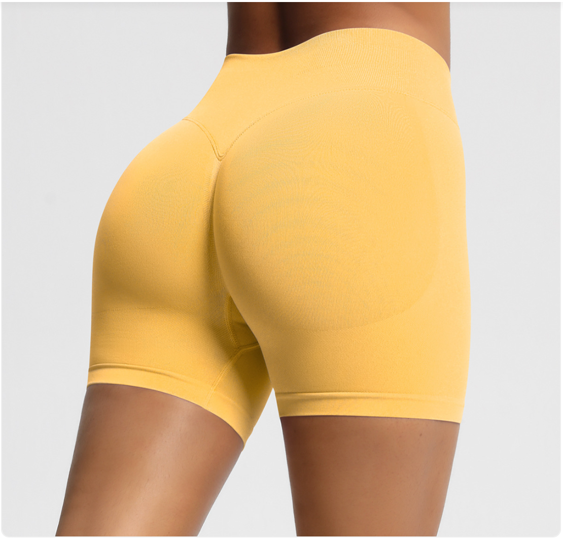 Women's Seamless High Waist Fitness Shorts