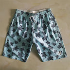 Men's Turtle-Print Swim Trunks with Pockets