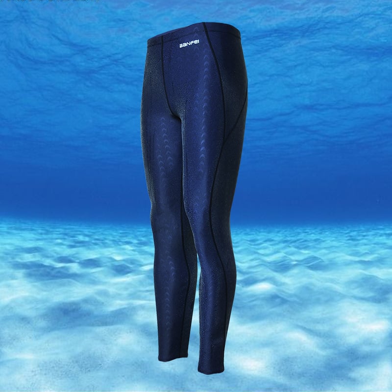 Men's Long Leg Sharkskin Swim Tights