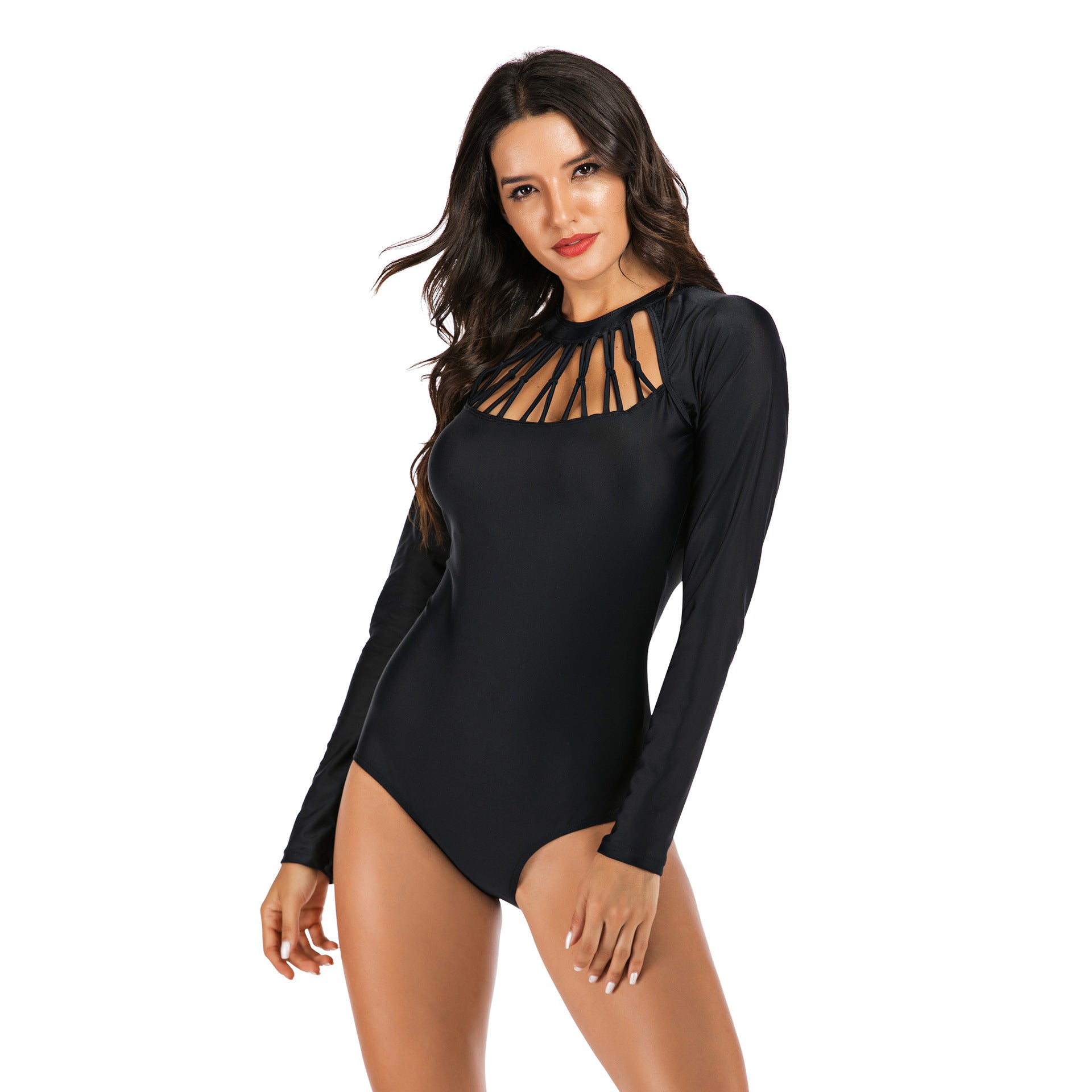 Women's Long Sleeve Surf One-Piece Swimsuit