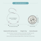 Silver Dachshund Dog Charm Bracelet for Women