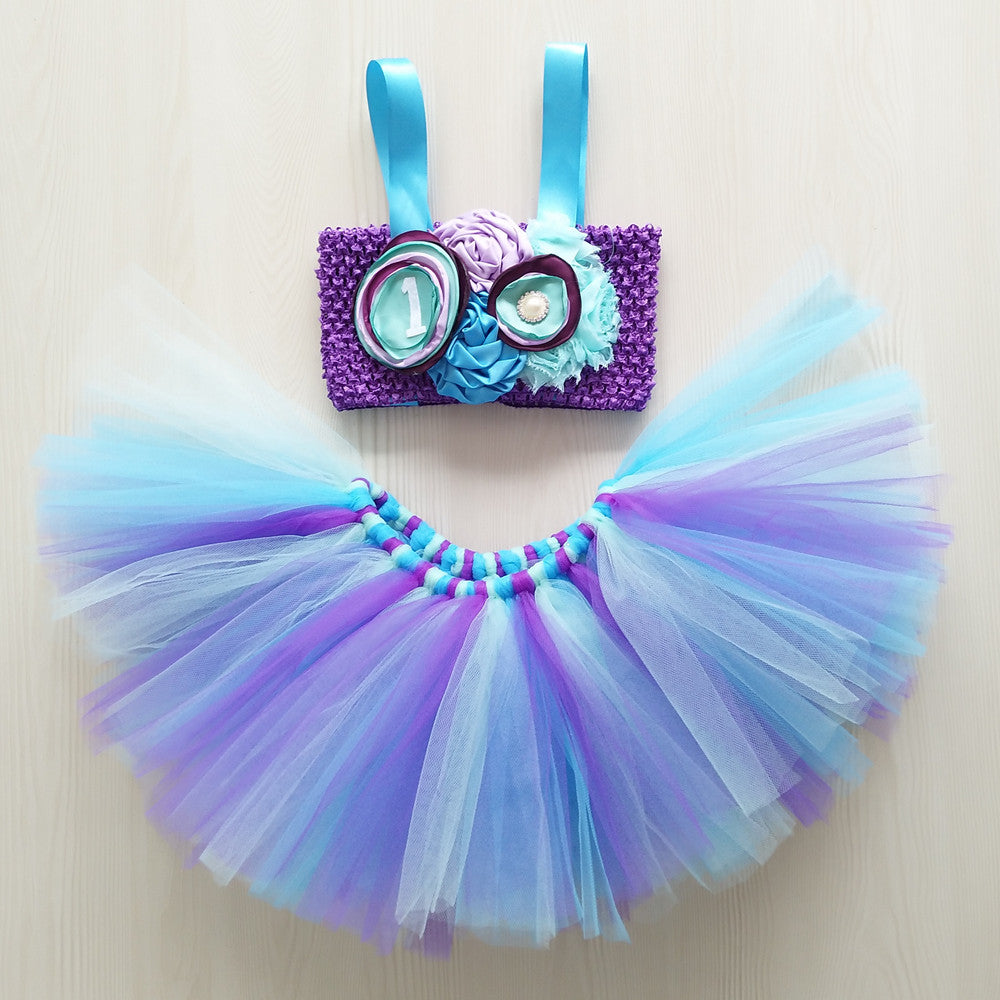 Mermaid Tube Top Skirt Suit for Girls