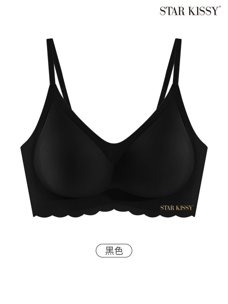 Seamless Wireless Spaghetti-Strap Bralette