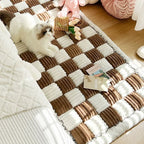 Plush Bedside Non-slip Pet Mat