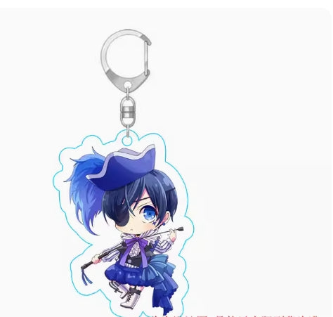 Acrylic Keychain - Double-Sided, Black Butler Accessory | Accessory