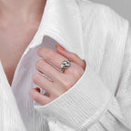 Vintage Lucky Cat Adjustable Ring