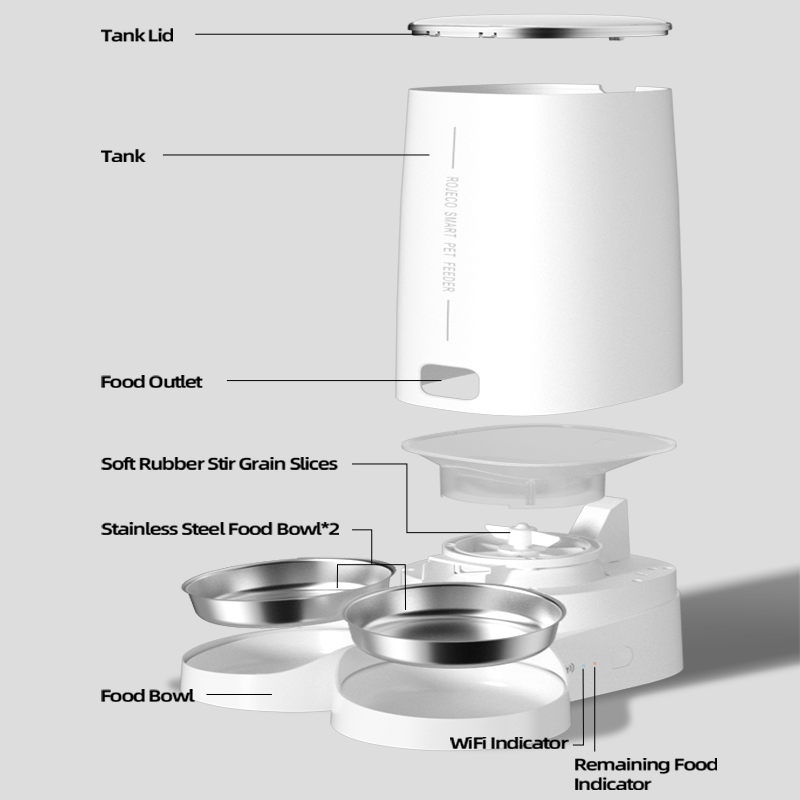 4L Automatic Cat Feeder