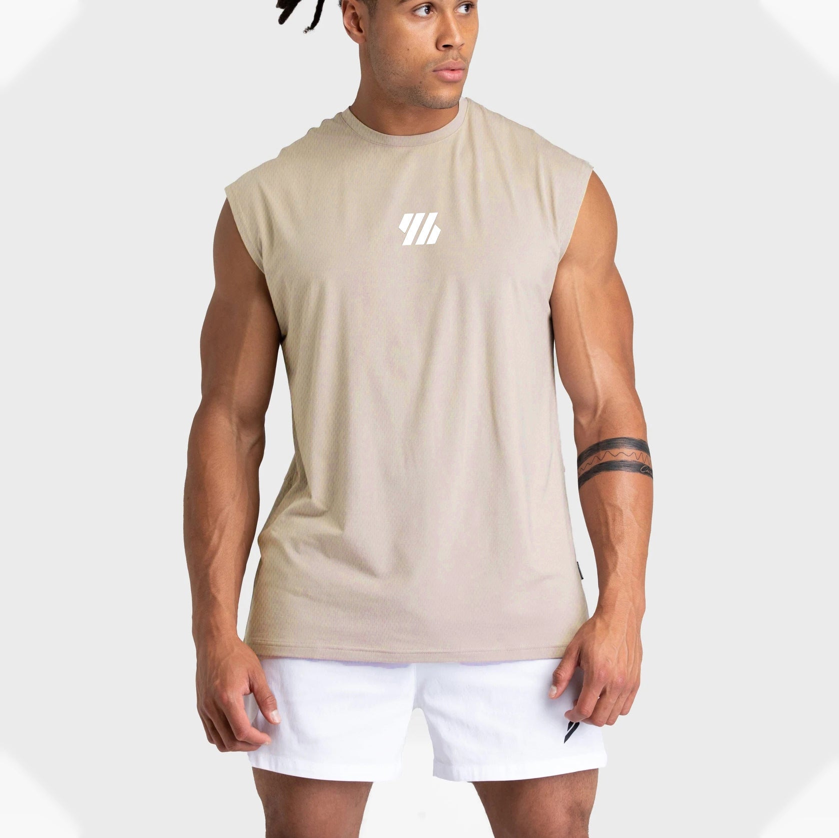Men's Fitness Tank Top - Loose-Fit Muscle Shirt