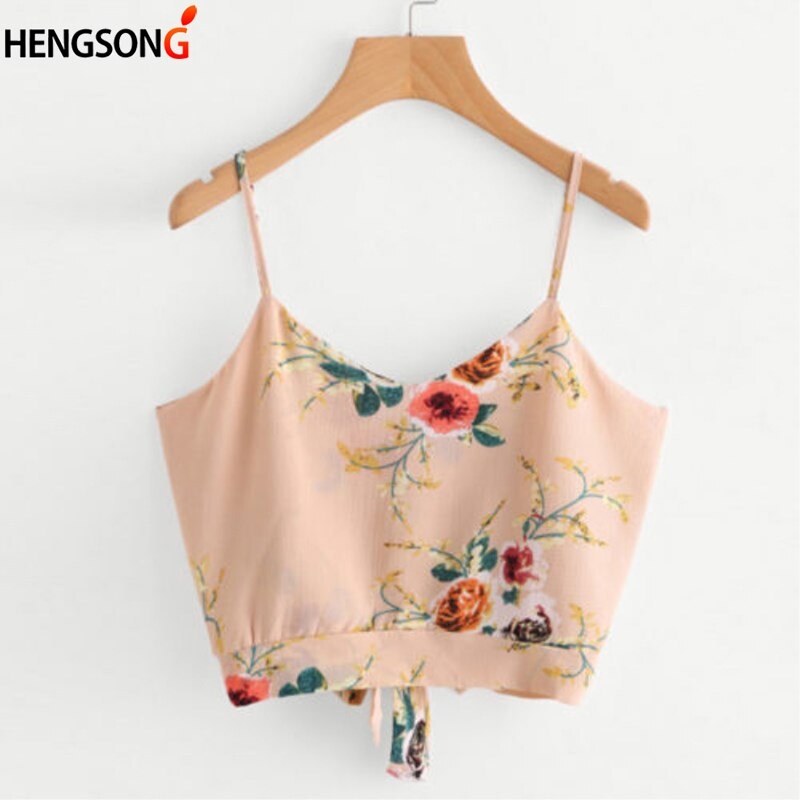 Striped Spaghetti-Strap Camisole Top