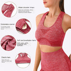 Women's High-Waisted Fitness Set with Yoga Shorts
