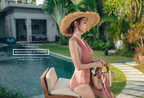 Tie-Waist Plunge One-Piece Swimsuit