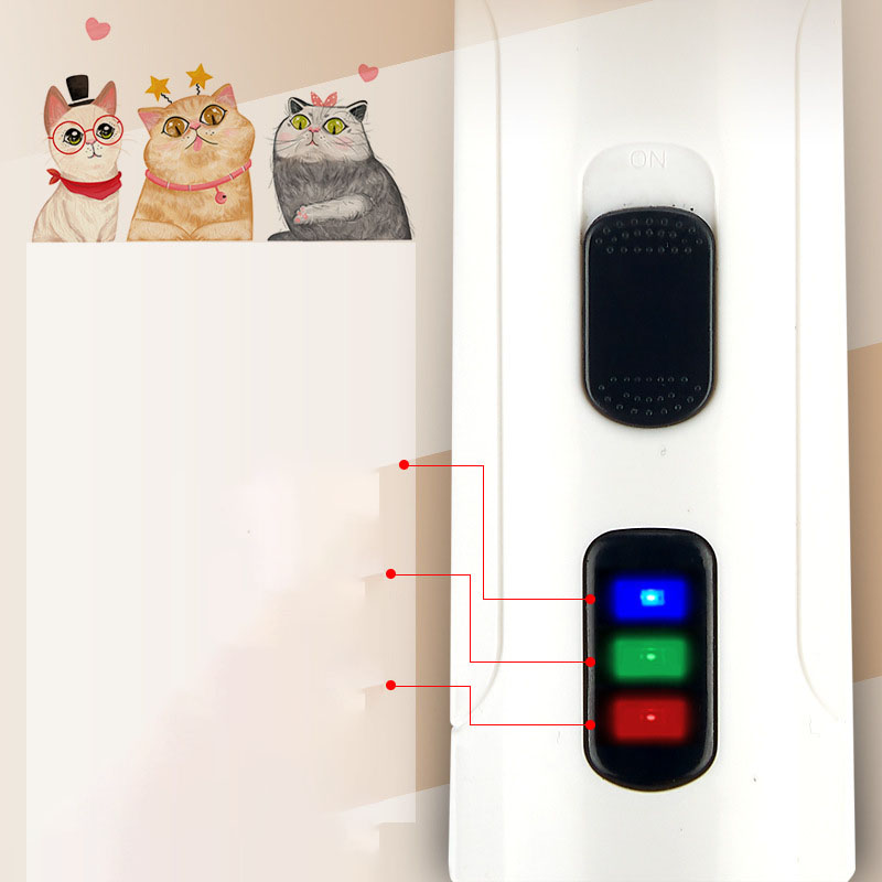 Electric Pet Nail Grinder USB Rechargeable Quiet Dog Cat Nail Trimmer with Replaceable Grinding Heads