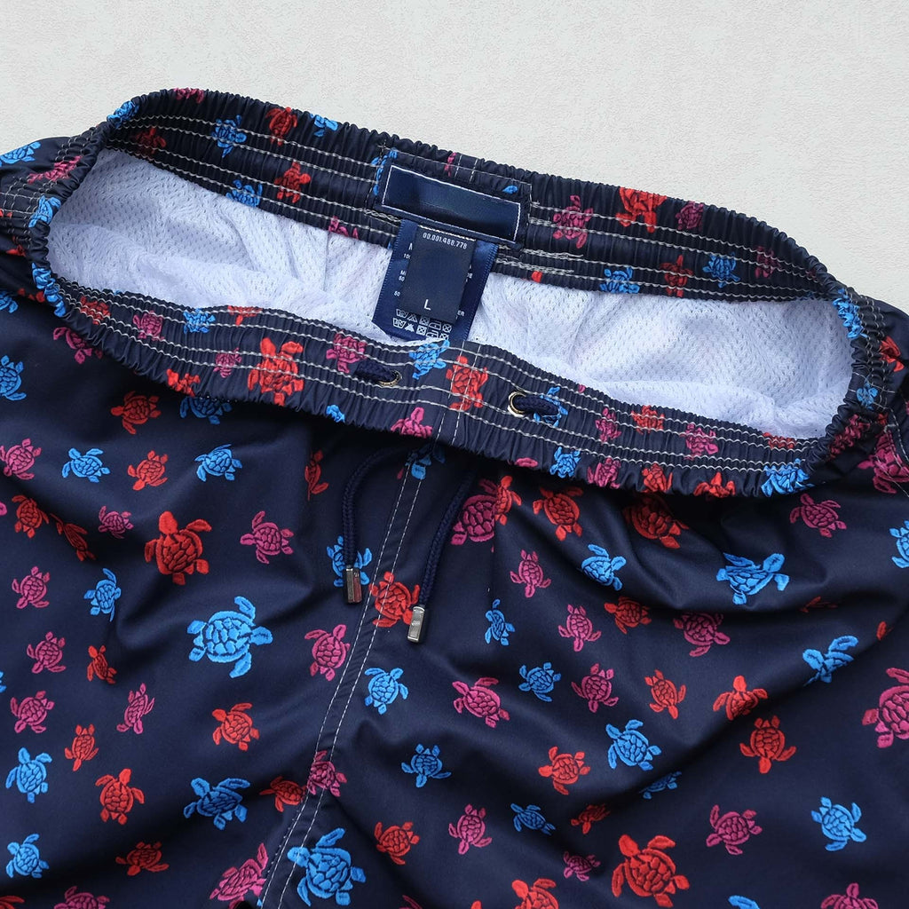 High Quality Multicolor Turtles 4-Way Stretch Board Shorts