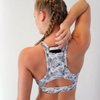 Spring Summer New Stylish Back Pocket Sports Bra Tank Top