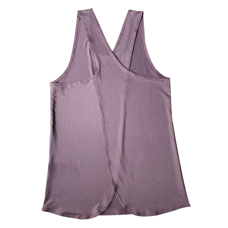 Women's Quick Dry U-neck Tank Top for Tennis & Badminton