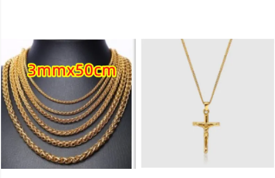 Crucifix Cross Necklace