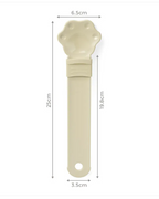 Cat Treat Spoon Feeder, Paw-Shaped Squeeze Spoon for Lickable & Liquid Treats, Mess-Free Long-Handle Feeding Tool for Cats
