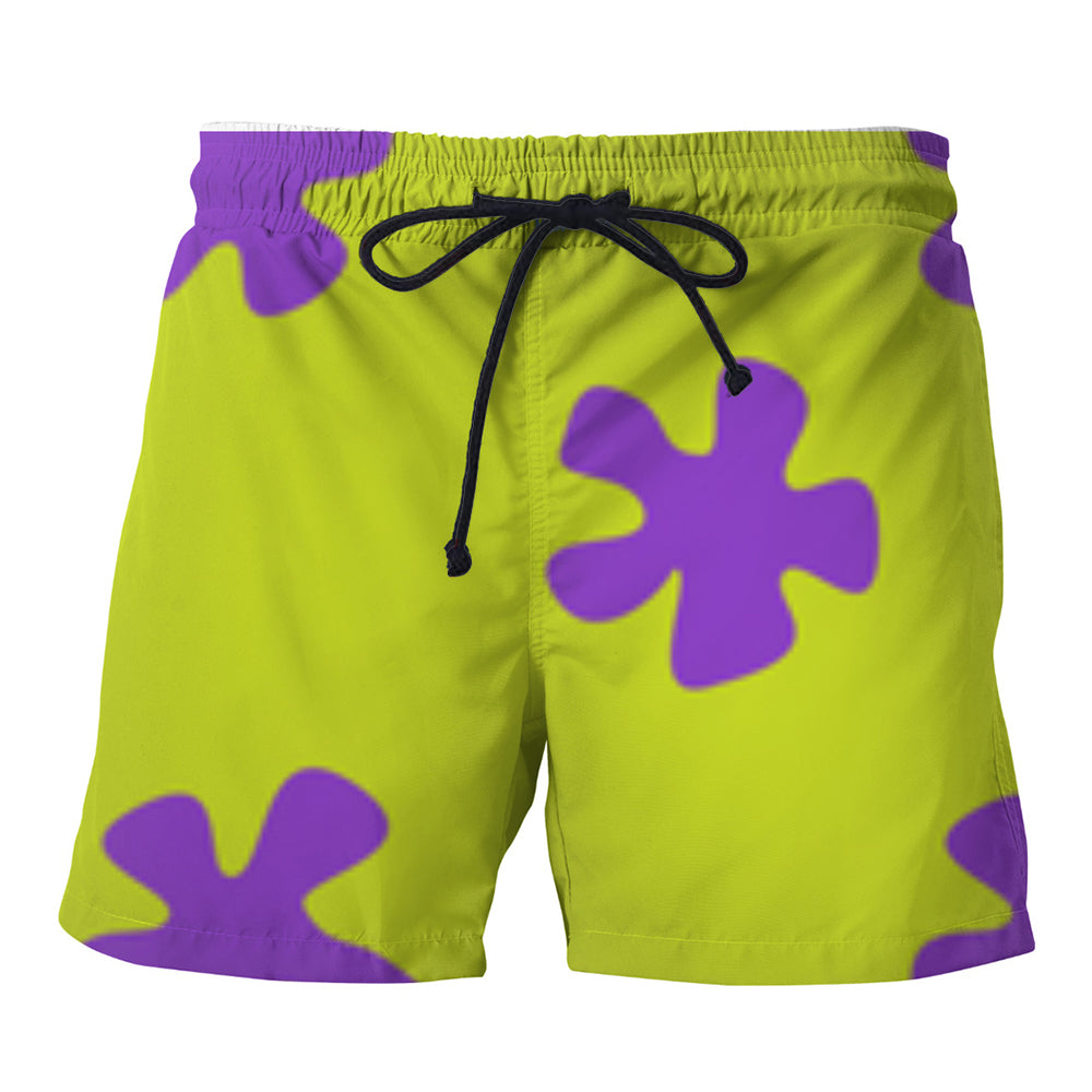 PLstar Cosmos 3D Patrick Star Casual Shorts for Men/Women