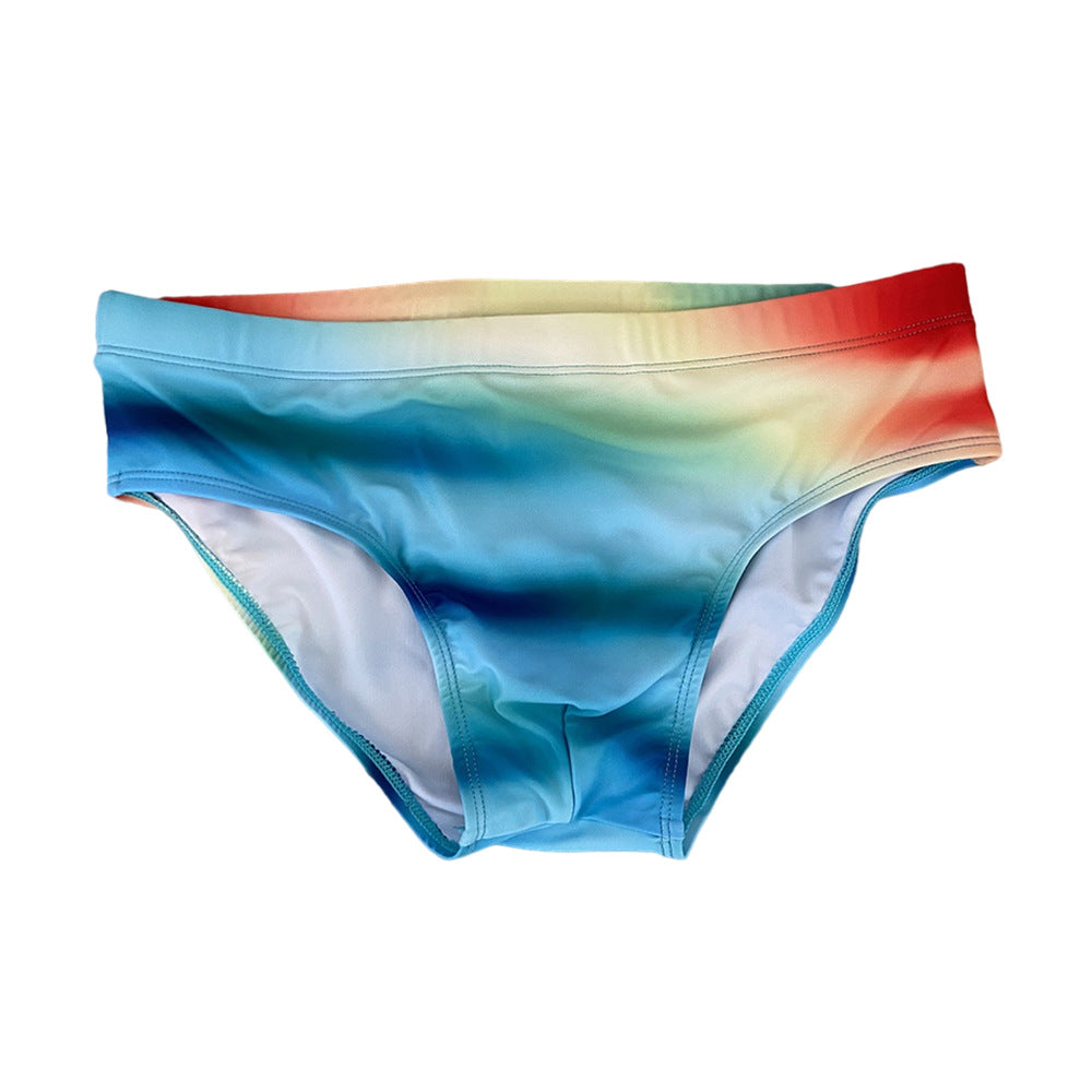 Men's Ombre Gradient Swim Briefs