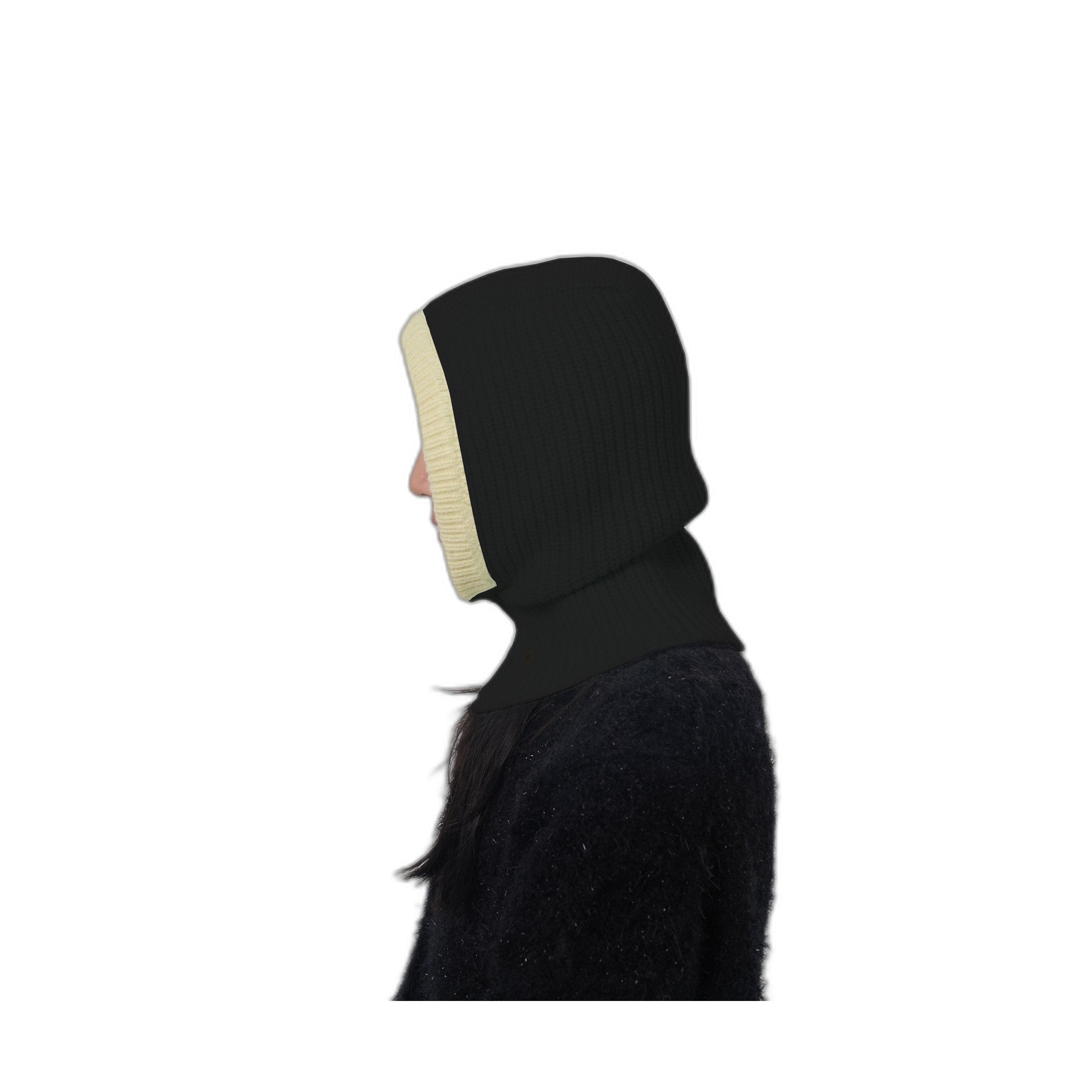 Biblical Fashion Balaclava - 5 Double Color Black
