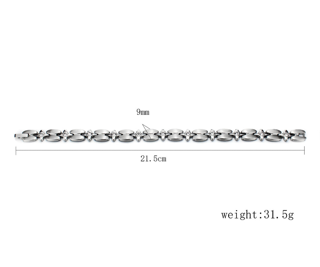 Fashion Jewelry Titanium Steel Cross Bracelet for Women