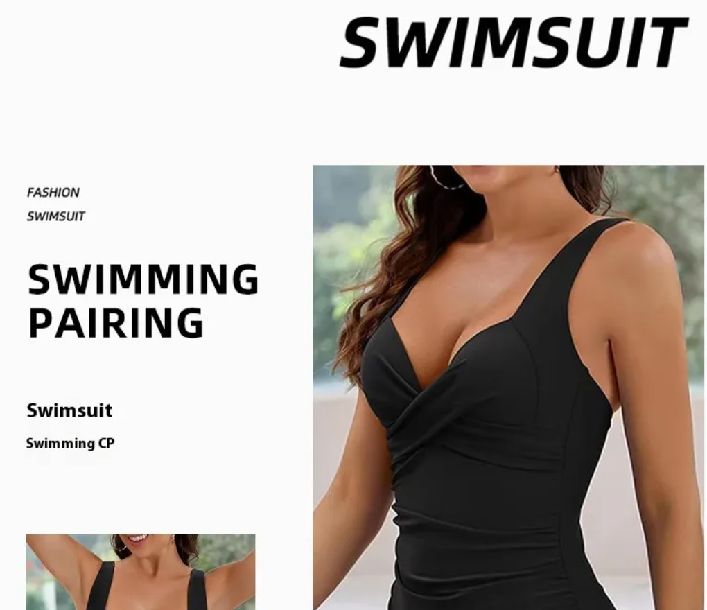 Ruched Push-Up One-Piece Swimsuit