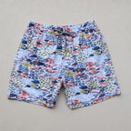 High Quality Multicolor Turtles 4-Way Stretch Board Shorts