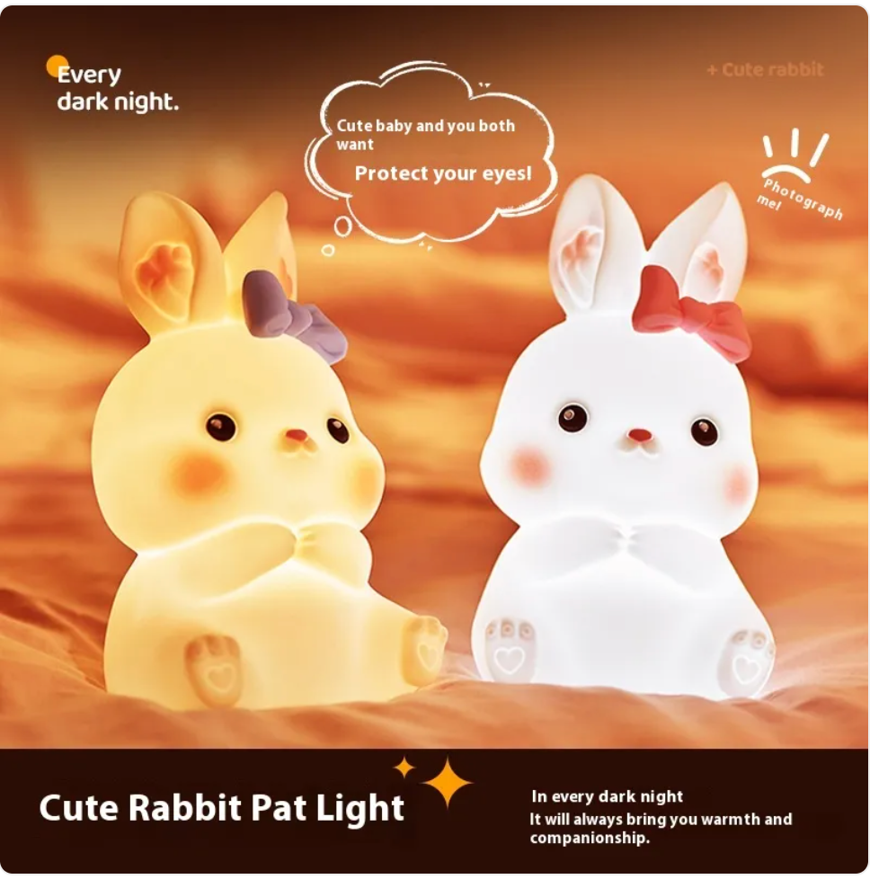 Rechargeable Easter Bunny Nightlight - Kids LED Lamp