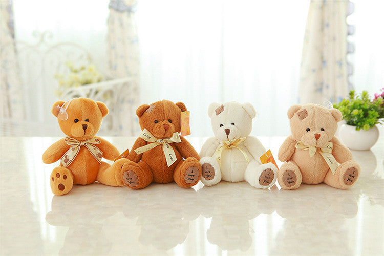 Cute Patch Teddy Bear Plush Toy Doll | Home Decor