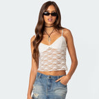V-Neck Bow Strap Camisole Top