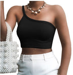 2020 Summer Sexy Women's Solid Irregular Tank Top