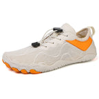 Grey Orange Barefoot Water Shoes