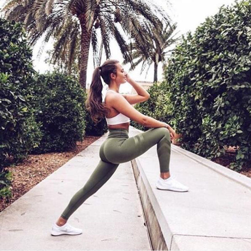Women's Fitness Double Circle Printed Yoga Hot Pants