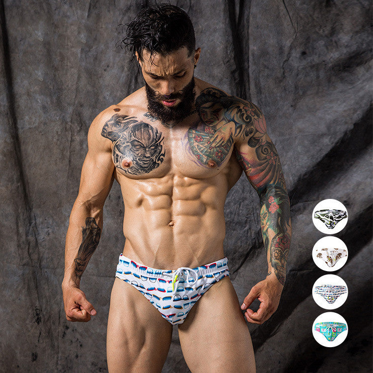 Men's Sunglasses Print Swim Briefs